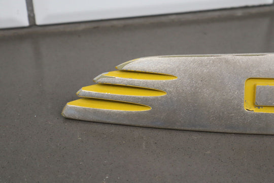 2004 - 2006 Chevy SSR OEM Satin Nose Trim Emblem W/Yellow Letters