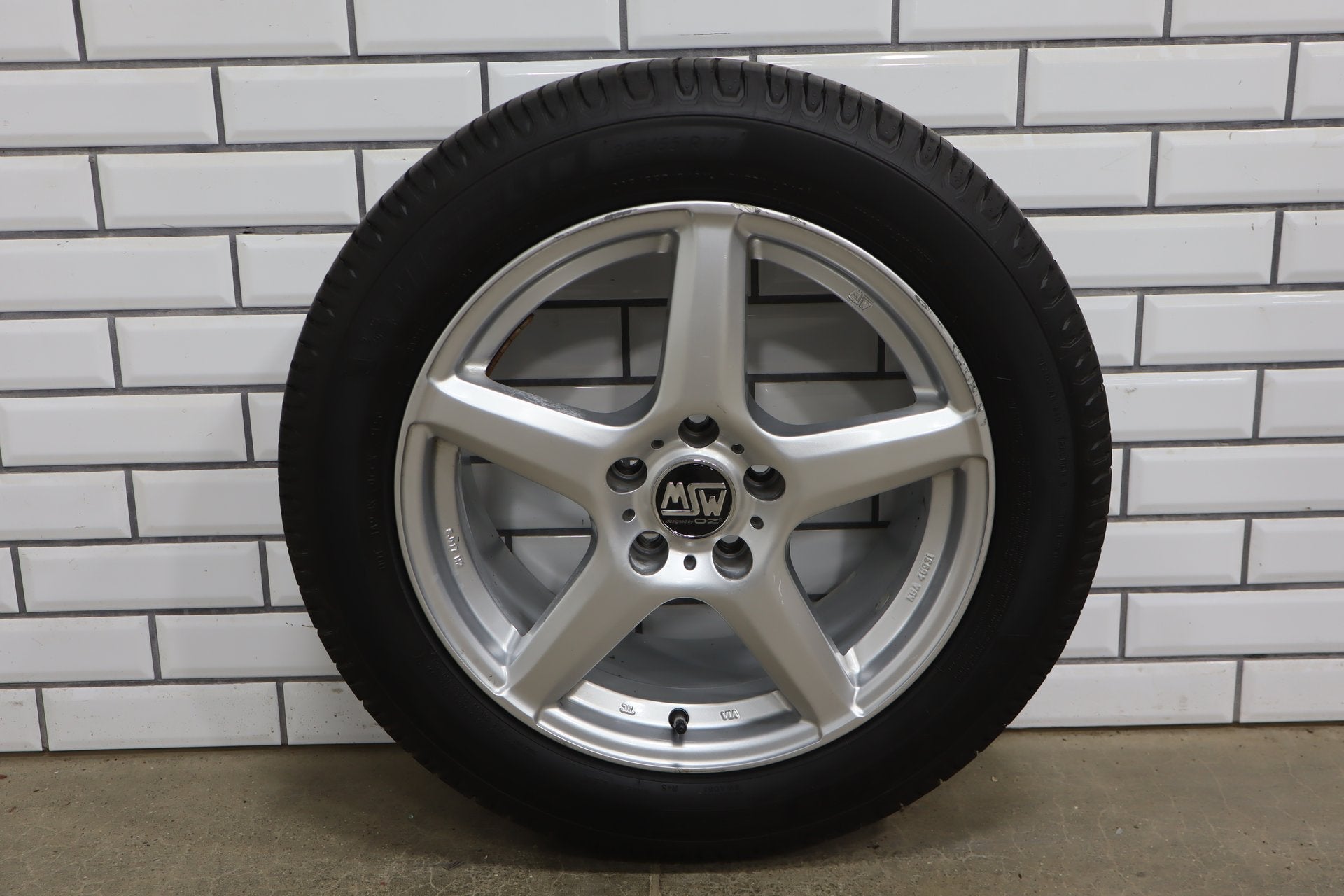 2004-2006 Lexus LS430 F30- MSW 5 Spoke Aftermarket 17x8 Wheel &amp; Tire Set