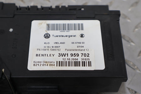 2004 BENTLY- Power Window Module