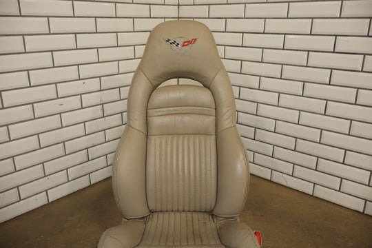 2004 Chevrolet Corvette Single (1) Passenger Right Front Seat Leather *Shale 152
