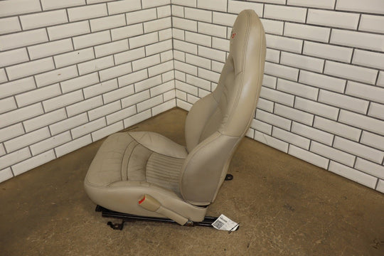 2004 Chevrolet Corvette Single (1) Passenger Right Front Seat Leather *Shale 152