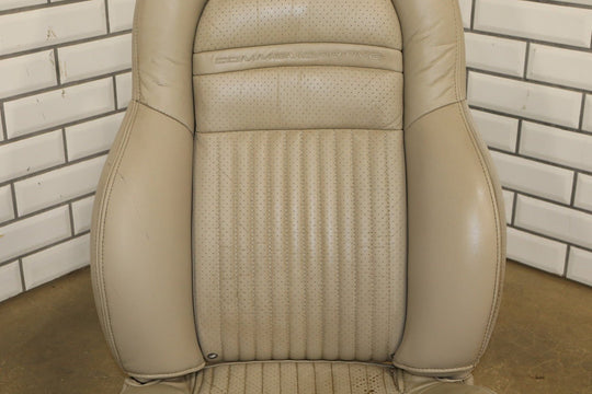 2004 Chevrolet Corvette Single (1) Passenger Right Front Seat Leather *Shale 152