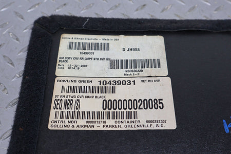 2004 Chevrolet Corvette- Trim Panel