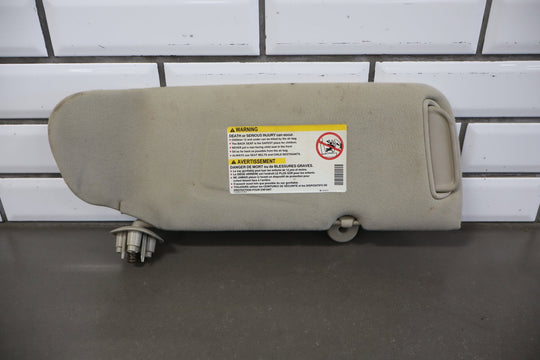 2004 Chevrolet Silverado 2500 Sun Visor Pair Left/Right Medium Gray 922
