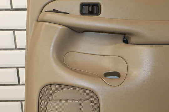 2004 Chevrolet Tahoe LS Right Rear Door Trim Panel Tan Neutral 52