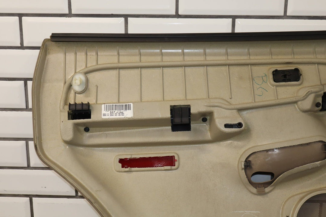 2004 Chevrolet Tahoe LS Right Rear Door Trim Panel Tan Neutral 52