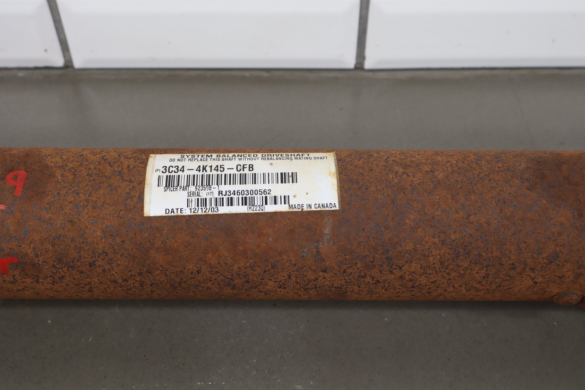 2004 Ford F-250 F-350 4x4 156" Diesel Rear Drive Shaft Assembly OEM