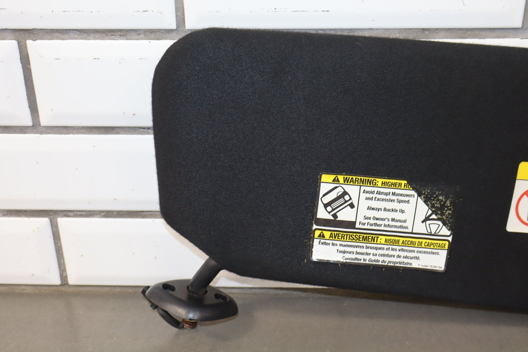 2004 Ford F - 250 Super Duty Sun Visor Pair Left/Right Black Harley - Davidson