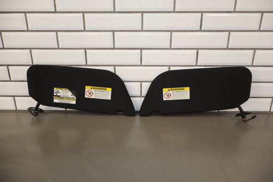2004 Ford F - 250 Super Duty Sun Visor Pair Left/Right Black Harley - Davidson