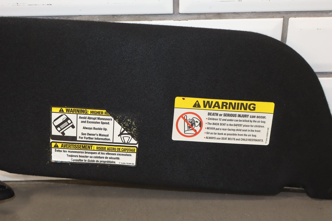 2004 Ford F - 250 Super Duty Sun Visor Pair Left/Right Black Harley - Davidson