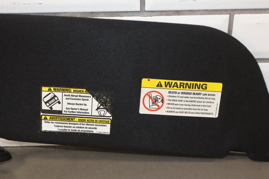 2004 Ford F - 250 Super Duty Sun Visor Pair Left/Right Black Harley - Davidson
