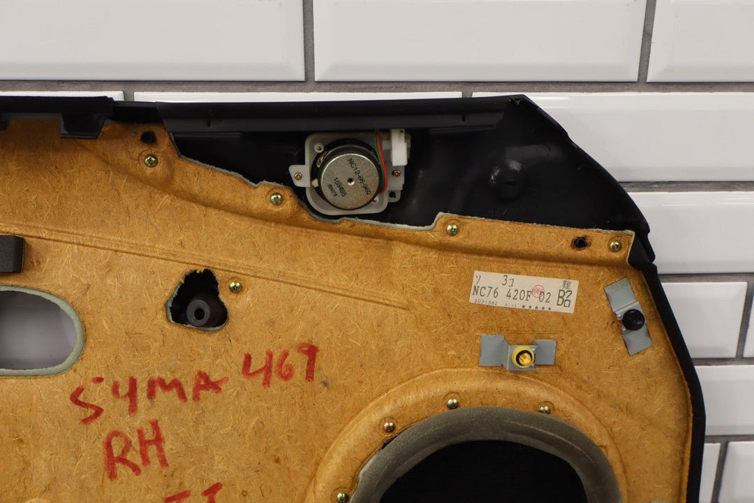 2004 Mazda MX - 5 Miata Right Front Door Trim Panel