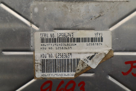 2004 Pontiac GTO 5.7L LS1 Engine Computer 12586243
