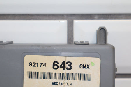 2004 Pontiac GTO Body Control module 92174643