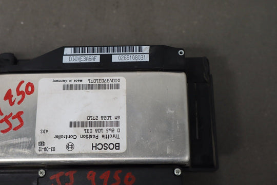 2004 Pontiac GTO Powertrain Interface / Throttle Position Module 92185443