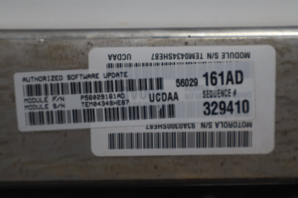 2004 Ram 1500 5.7LL Gasoline EZA Engine Computer 56029161AA