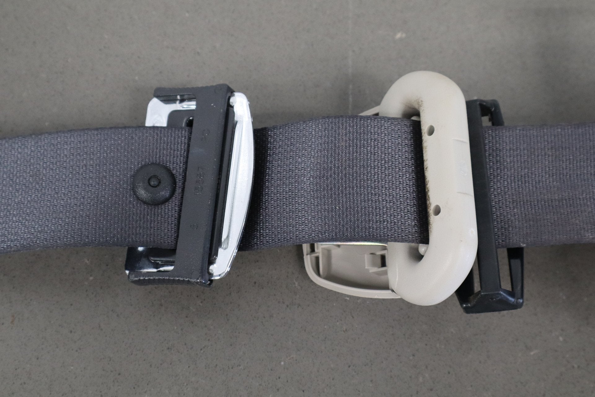 2004 Ram 1500 Left Rear Seat Belt Dark Slate Gray DV
