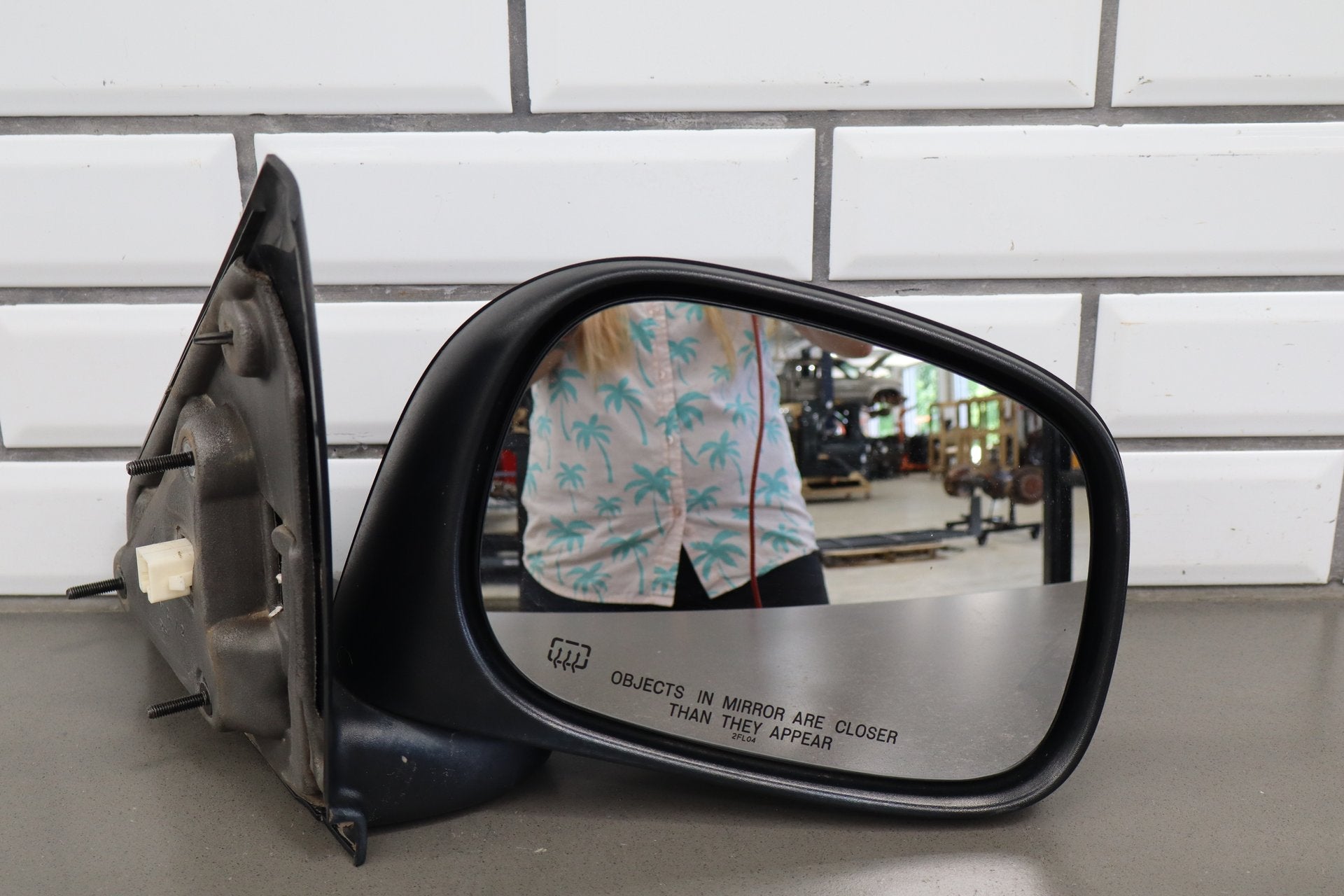 2004 Ram 1500 Right Door Mirror Light Almond Pearl 6F4