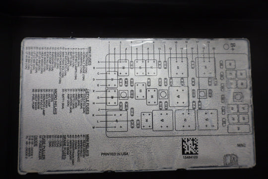2005 - 2007 C6 Corvette Engine Fuse Relay Junction Box