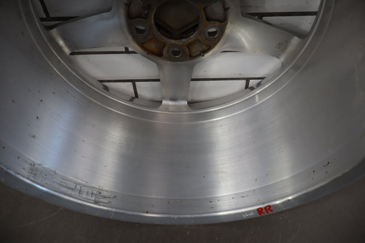 2005-2007 Chevrolet Corvette C6 Rear 19x10 OEM 5 Spoke Wheel | Polished