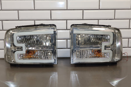 2005-2007 Ford F-250 F-350 Super Duty Headlamp Set Aftermarket