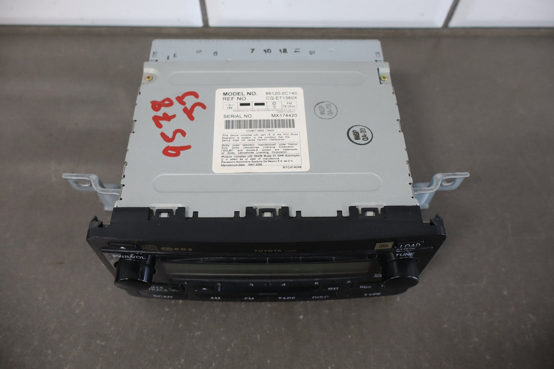 2005 - 2007 Toyota Sequoia JBL CD Player Radio OEM