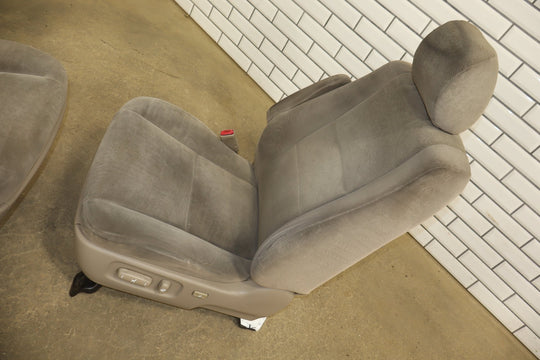 2005 - 2007 Toyota Sequoia Pair Cloth Front Seats OEM Taupe