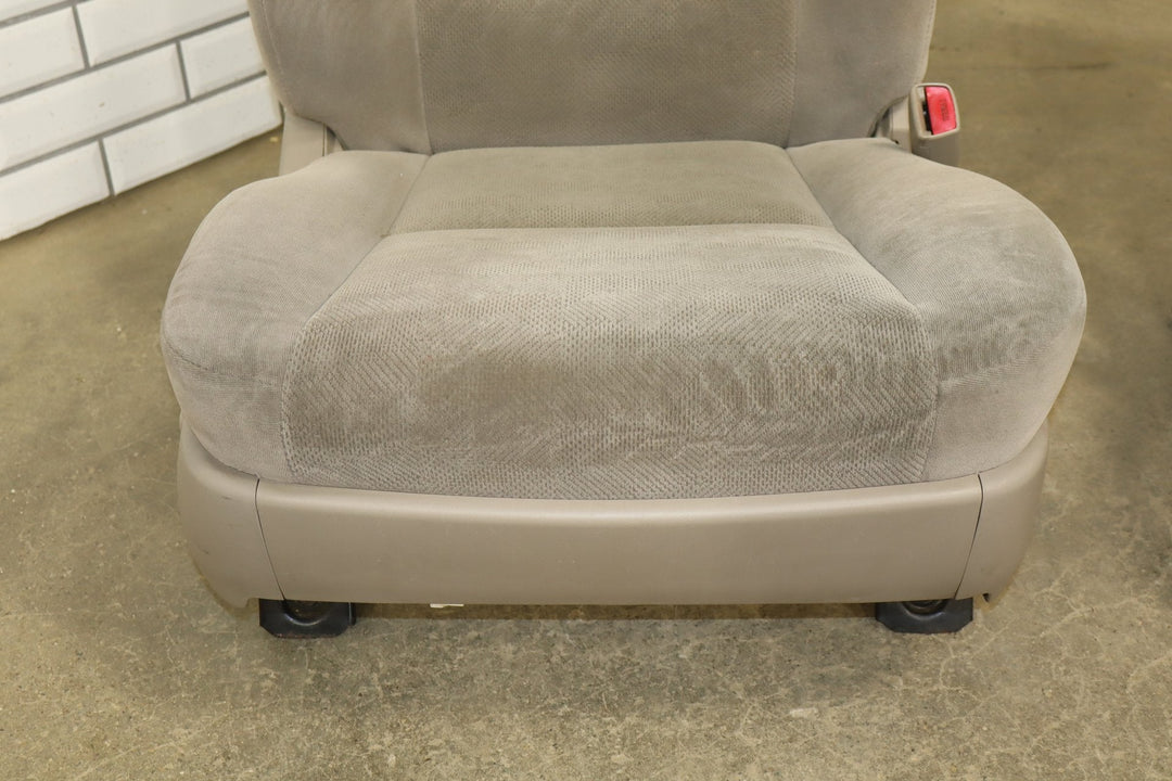 2005 - 2007 Toyota Sequoia Pair Cloth Front Seats OEM Taupe