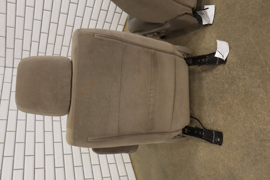 2005 - 2007 Toyota Sequoia Pair Cloth Front Seats OEM Taupe