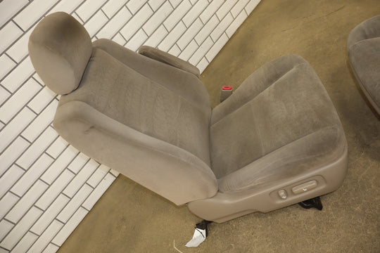 2005 - 2007 Toyota Sequoia Pair Cloth Front Seats OEM Taupe