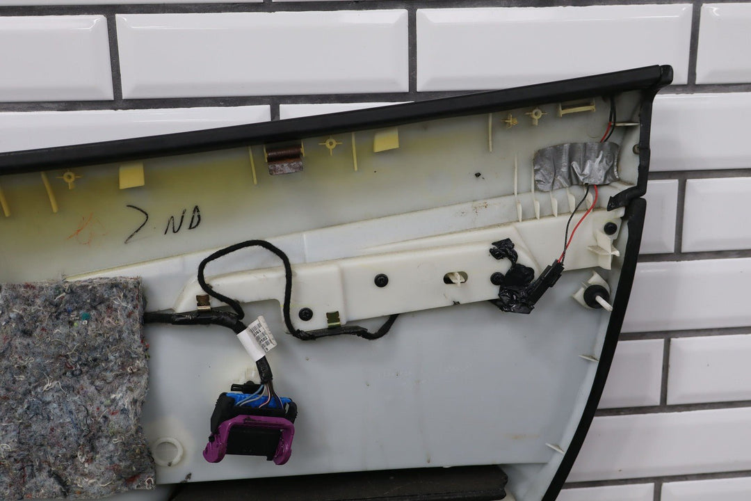 2005 - 2008 C6 Corvette Left Driver Door Trim Panel (Bose Audio) Ebony 193