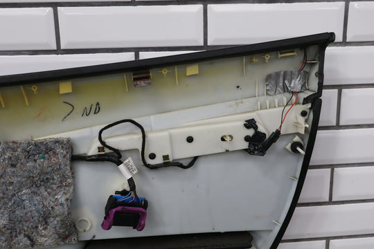 2005 - 2008 C6 Corvette Left Driver Door Trim Panel (Bose Audio) Ebony 193