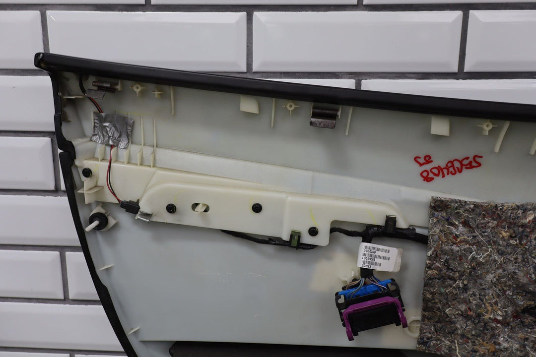 2005 - 2008 C6 Corvette Right Passenger Door Trim Panel (Bose Audio) Ebony 193