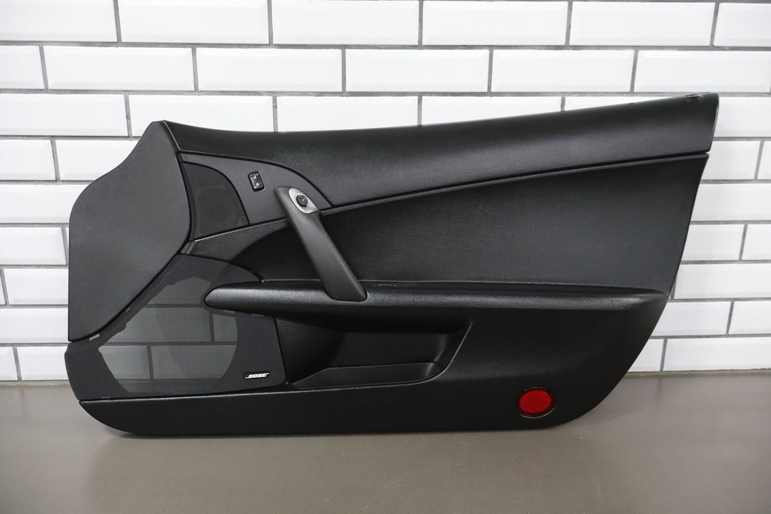 2005 - 2008 C6 Corvette Right Passenger Door Trim Panel (Bose Audio) Ebony 193