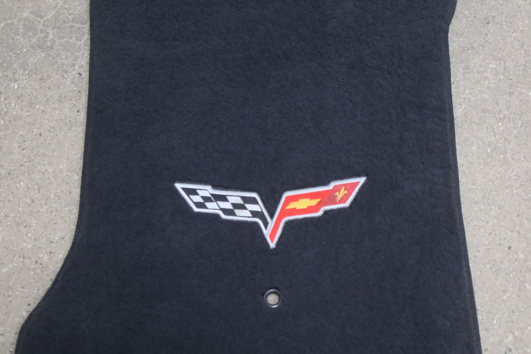2005 - 2010 C6 Corvette Pair LH&RH Lloyd Black Cloth Floor Mats