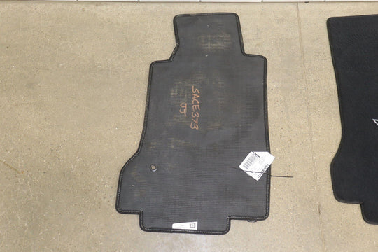 2005 - 2010 C6 Corvette Pair LH&RH Lloyd Black Cloth Floor Mats
