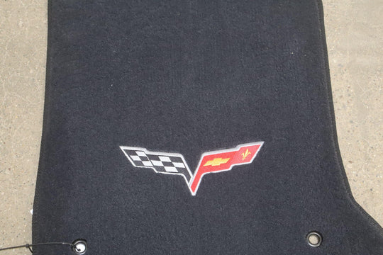 2005 - 2010 C6 Corvette Pair LH&RH Lloyd Black Cloth Floor Mats