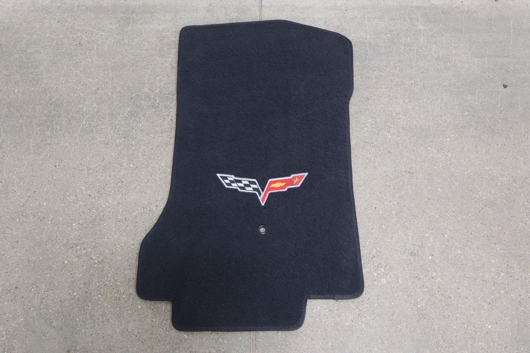 2005 - 2010 C6 Corvette Pair LH&RH Lloyd Black Cloth Floor Mats