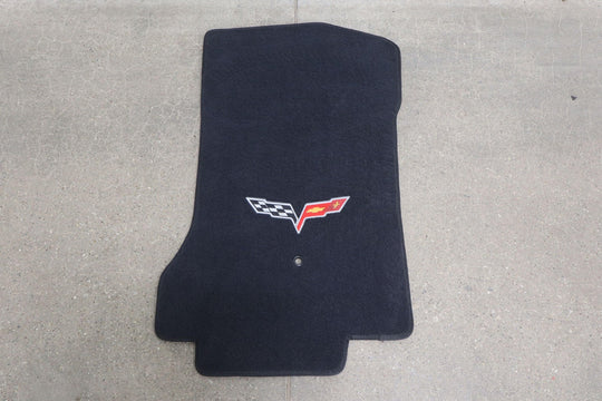 2005 - 2010 C6 Corvette Pair LH&RH Lloyd Black Cloth Floor Mats