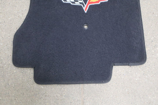 2005 - 2010 C6 Corvette Pair LH&RH Lloyd Black Cloth Floor Mats