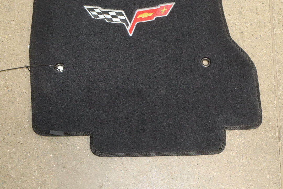 2005 - 2010 C6 Corvette Pair LH&RH Lloyd Black Cloth Floor Mats