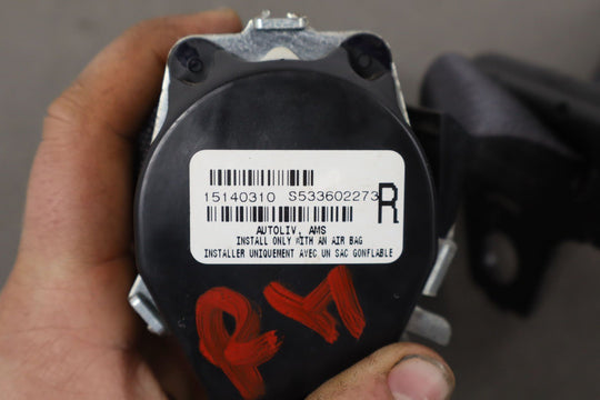 2005 - 2012 C6 Corvette Base Coupe Right Passenger Seat Belt Retractor