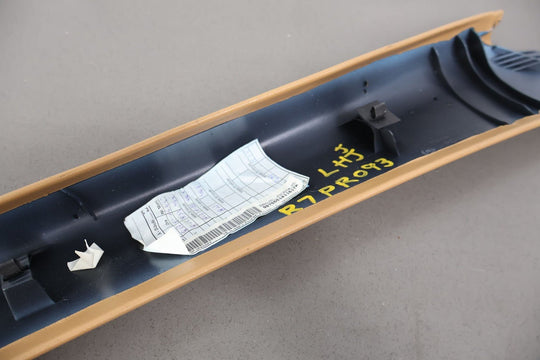 2005 - 2012 Porsche 911 997 Left Interior A - Pillar Trim Panel (Sand Beige)