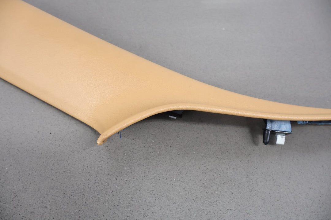 2005 - 2012 Porsche 911 997 Left Interior A - Pillar Trim Panel (Sand Beige)