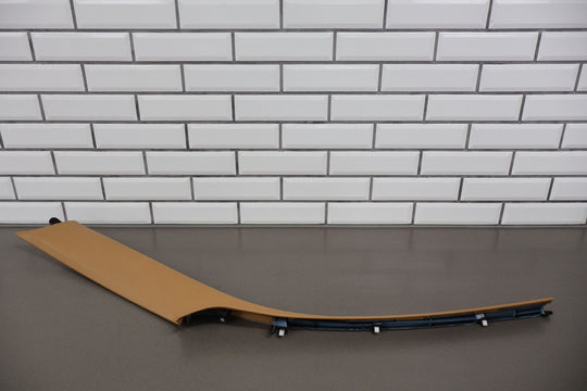 2005 - 2012 Porsche 911 997 Left Interior A - Pillar Trim Panel (Sand Beige)