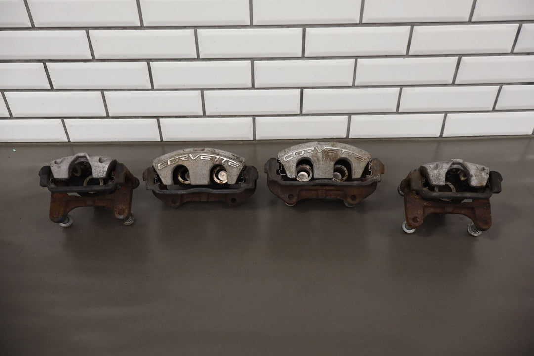 2005 - 2013 C6 Corvette Base Model Brake Caliper 4 Pc Set