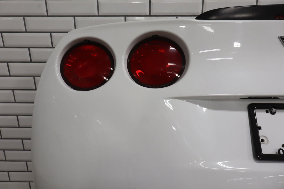 2005 - 2013 C6 Corvette Base Model Rear Bumper W/Lights *Arctic White 10U*