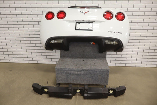 2005 - 2013 C6 Corvette Base Model Rear Bumper W/Lights *Arctic White 10U*