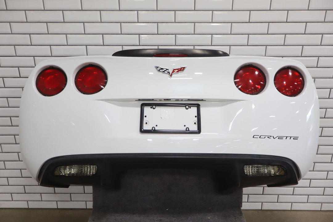 2005 - 2013 C6 Corvette Base Model Rear Bumper W/Lights *Arctic White 10U*