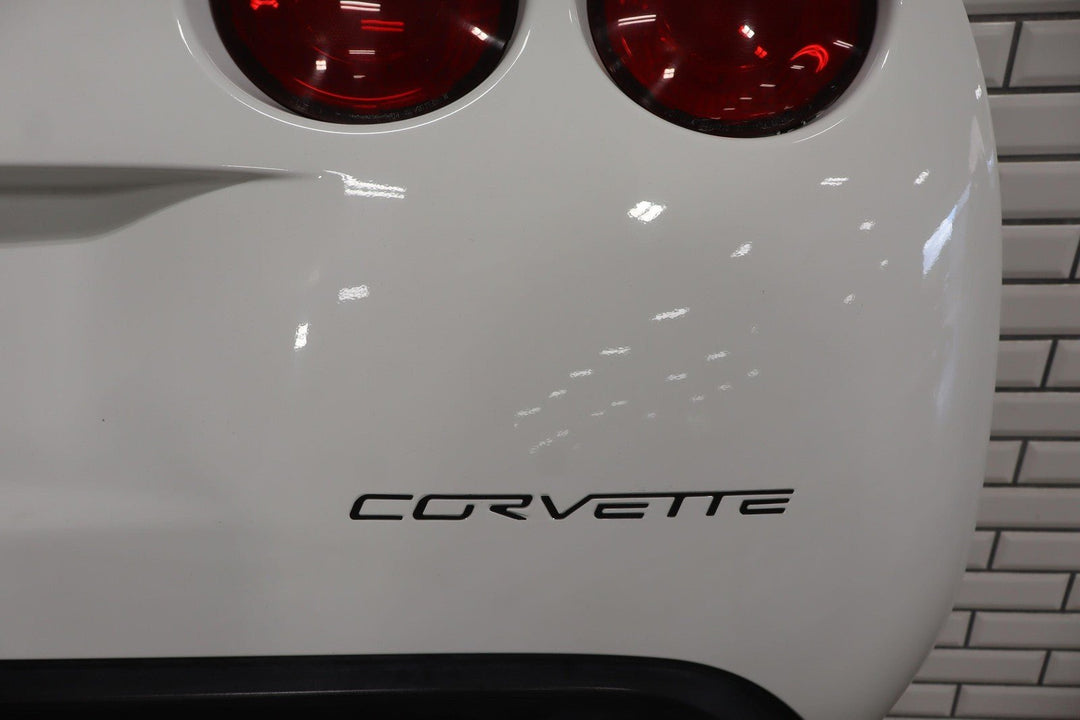 2005 - 2013 C6 Corvette Base Model Rear Bumper W/Lights *Arctic White 10U*